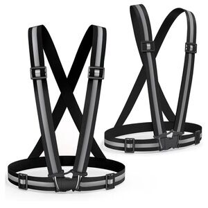 High visibility reflective vest running gear (2 pack) NEW